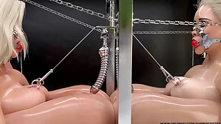 Blonde Thieves Punishment - 3D BDSM Bondage Fetish